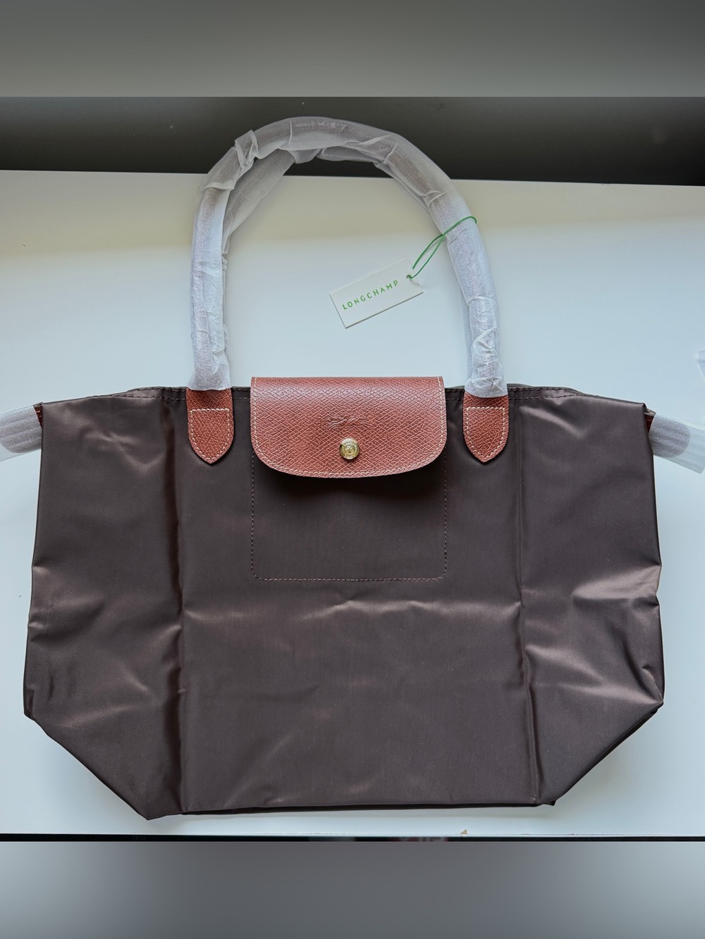 Longchamp Brown Large Tote Bag - Picture 6 of 8